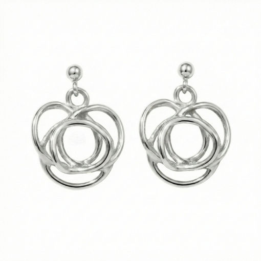 Øredobber i sølv Flor. HILLESTAD - ALIDA261S