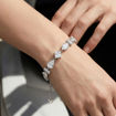 Swarovski armbånd Mesmera bracelet Mixed cuts, White, Rhodium plated - 5661529