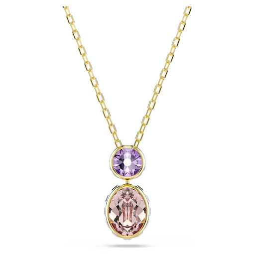 Swarovski smykke Chroma pendant Mixed cuts, Multicolored, Gold-tone plated - 5741586