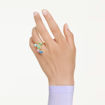 Swarovski Gema cocktail ring Mixed cuts, Multicolored, Gold-tone plated - 5737448