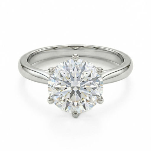 Forlovelsesring med lab grown diamant 2,0 ct River (D/E) VS1 3xExcellent i gult gull - 18007200LG-gg