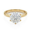 Forlovelsesring med lab grown diamant 2,0 ct River (D/E) VS1 3xExcellent i gult gull - 18007200LG-gg