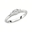 Diamantring - forlovelsesring Leda  med Lab Grown diamant 0,70 ct River-VS i hvitt gull - Ru-11070LG