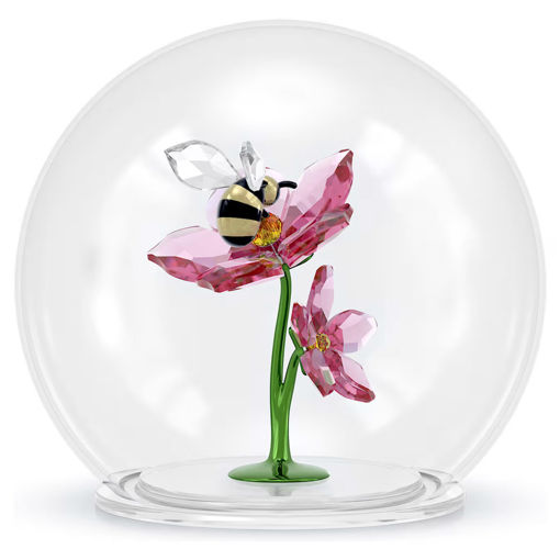 Swarovski figurer Idyllia Glass Ball Bee and Flowers - 5721549