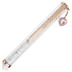 Swarovski Crystalline ballpoint pen Heart, Pink, Pink lacquered, Rose gold-tone plated - 5732990