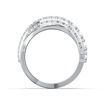 Swarovski Hyperbola ring Mixed cuts, White, Silver-tone finish - 5714952