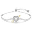 Swarovski armbånd Idyllia bracelet Mixed cuts, Heart with arrow, White, Rhodium plated - 5742022