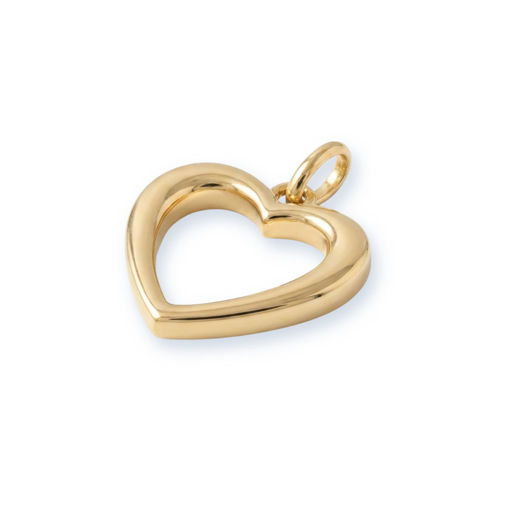 Gullhjerte i 14kt gull - bur310572