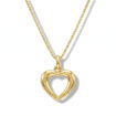 Gullhjerte i 14kt gull - bur310572