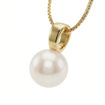 Smykke i 14kt gull med perle - coc7508