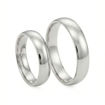 Gifteringer i hvitt gull 14kt, 5 mm. RUBIN modell 167 -1350