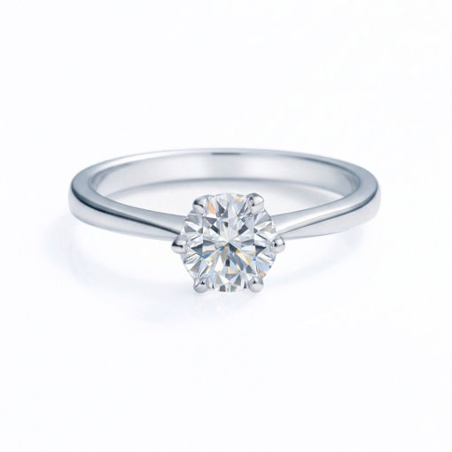 Enstens diamantring Aida med 0,70 ct i 14kt gull. TW-Si. -18016070