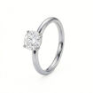Forlovelsesring i hvitt gull med Lab Grown diamant 1,00ct TW-VS - Bur5Z00030hv