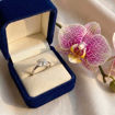 Forlovelsesring i hvitt gull med Lab Grown diamant 1,00ct TW-VS - Bur5Z00030hv
