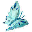 Swarovski figurer Idyllia Butterfly, Turquoise - 5721539