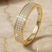 Diamantring i gult  gull 0,16 ct W-Si-33070160Diamantring i gult  gull 0,16 ct W-Si-33070160