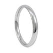 Giftering i hvitt gull 14kt, 3 mm. RUBIN modell 803 -1530