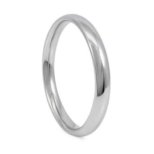 Giftering i hvitt gull 14kt, 3 mm. RUBIN modell 803 -1530