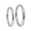 Giftering i hvitt gull 14kt, 3 mm. RUBIN modell 803 -1530