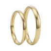 Giftering i gult gull 14kt, 3 mm. RUBIN modell 803 -1430