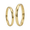 Giftering i gult gull 14kt, 3.5 mm. RUBIN modell 803 - 1435