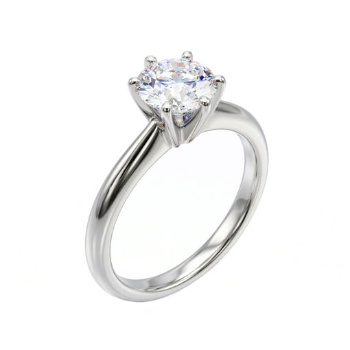Forlovelsesring i hvitt gull med lab grown diamant 1,00ct  River (D) VS2 - LG710508034