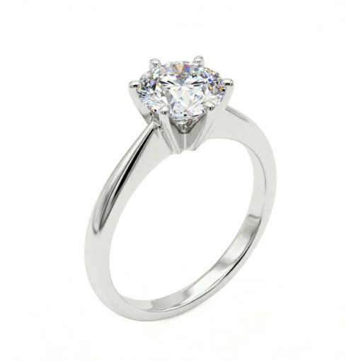 Forlovelsesring i hvitt gull med lab grown diamant 1,50ct  River (E) VS2 - LG747502440