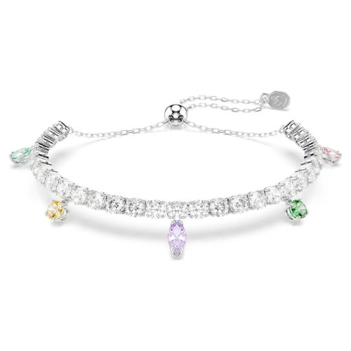 Swarovski armbånd Ariana Grande x Swarovski bracelet Mixed cuts, Multicolored, Rhodium plated - 5742463
