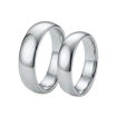 Giftering i platina 950, 6 mm. RUBIN modell 803