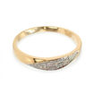 Gullring  gult gull 14 kt med zirkonia - coc120124