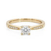 Diamantring i 14kt gult gull med 0,40 ct W-Si - ABR01189