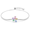 Swarovski armbånd Ariana Grande x Swarovski bracelet Mixed cuts, Flower, Multicolored, Rhodium plated - 5749187