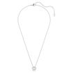 Swarovski smykke Ariana Grande x Swarovski pendant Crystal Pearl, Round cut, Flower, White, Rhodium plated - 5755817