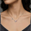 Swarovski smykke Ariana Grande x Swarovski pendant Mixed cuts, Dragonfly, Multicolored, Rhodium plated - 5737383
