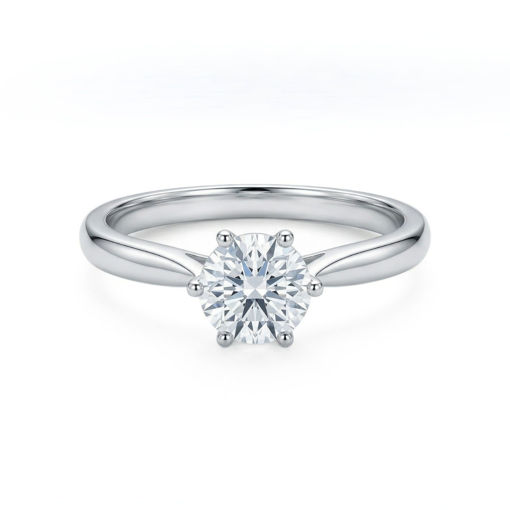 Forlovelsesring med Lab Grown diamant i 0.70 ct og River VS - LG0701807hg