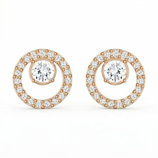 Swarovski øredobber.Creativity Circle Small -5199827