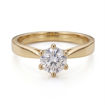 Forlovelsesring Margrete med Oval Lab Grown diamant i 0,40 ct og River (D) -VS1 - LAB1611640RVGU