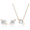 	Swarovski smykkesett Idyllia set Mixed cuts, Heart with arrow, White, Rose gold-tone plated - 5745580