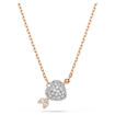 	Swarovski smykkesett Idyllia set Mixed cuts, Heart with arrow, White, Rose gold-tone plated - 5745580