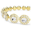 	Swarovski smykkesett Una Angelic set Set (3), Round cut, White, Gold-tone plated - 5750619