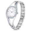 	Swarovski klokke Hyperbola bangle watch Swiss Made, Metal bracelet, Blue, Stainless steel - 5715463