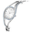 	Swarovski klokke Hyperbola bangle watch Swiss Made, Metal bracelet, Blue, Stainless steel - 5715463