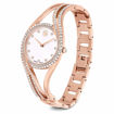 Swarovski klokke Hyperbola bangle watch Swiss Made, Metal bracelet, Rose gold tone, Rose gold-tone finish - 5715465