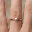 Diamantring forlovelsesring  0,20 ct i 14kt gull. Elissa - 18004020