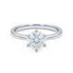 Forlovelsesring i hvitt gull med lab grown diamant 1,00 ct River (E) - VVS2. Diona - 18001100LG