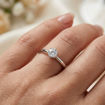 Diamantring forlovelsesring 0,50 ct i 14kt gull. Diona -18001050