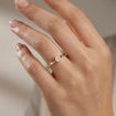 Enstens diamantring Aida med 0,20 ct i 14kt gull. TW-Si. -18016020