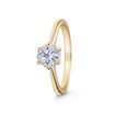 Enstens diamantring Aida med 0,70 ct i 14kt gull. TW-Si. -18016070