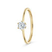 Diamantring forlovelsesring 0,30 ct TW-VS2 i 14kt gult gull. Aida - 180160309gg