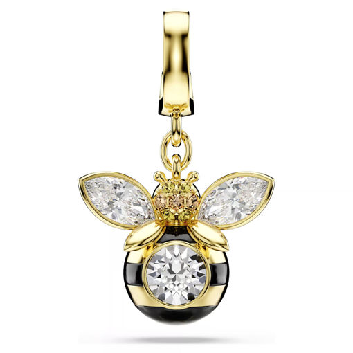 Swarovski smykke Idyllia charm Mixed cuts, Bee, Multicolored, Gold-tone plated - 5743132